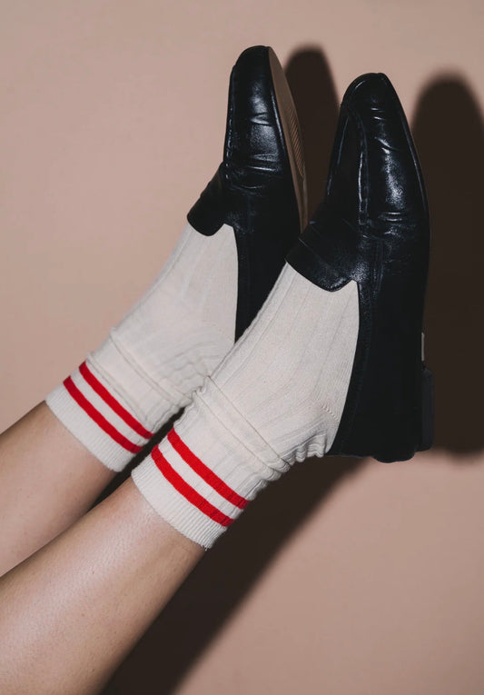 Unified - Academy Socks - Cardinal Stripe