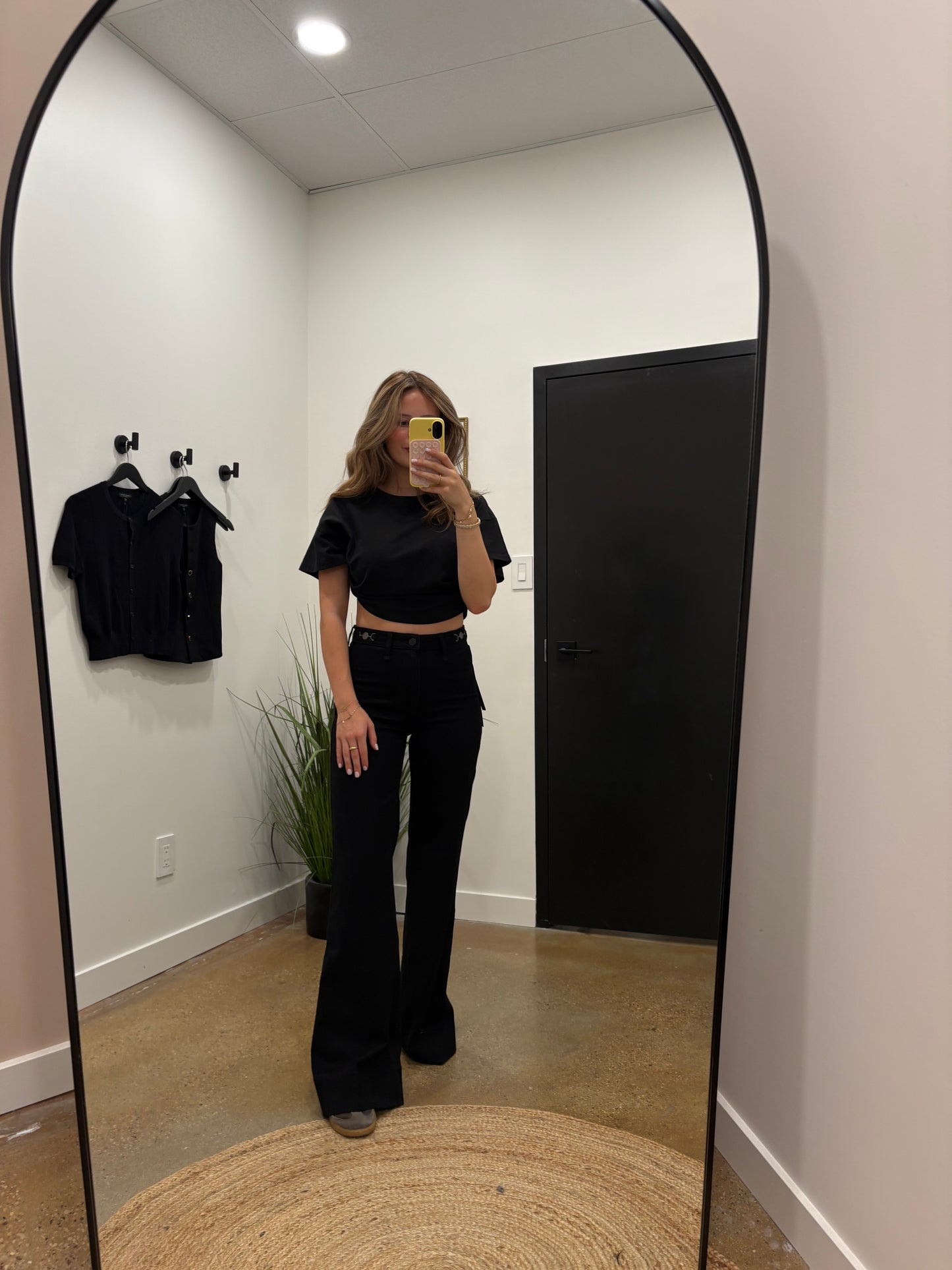 Rag & Bone - Skylar High-Rise Trouser Jean - Black