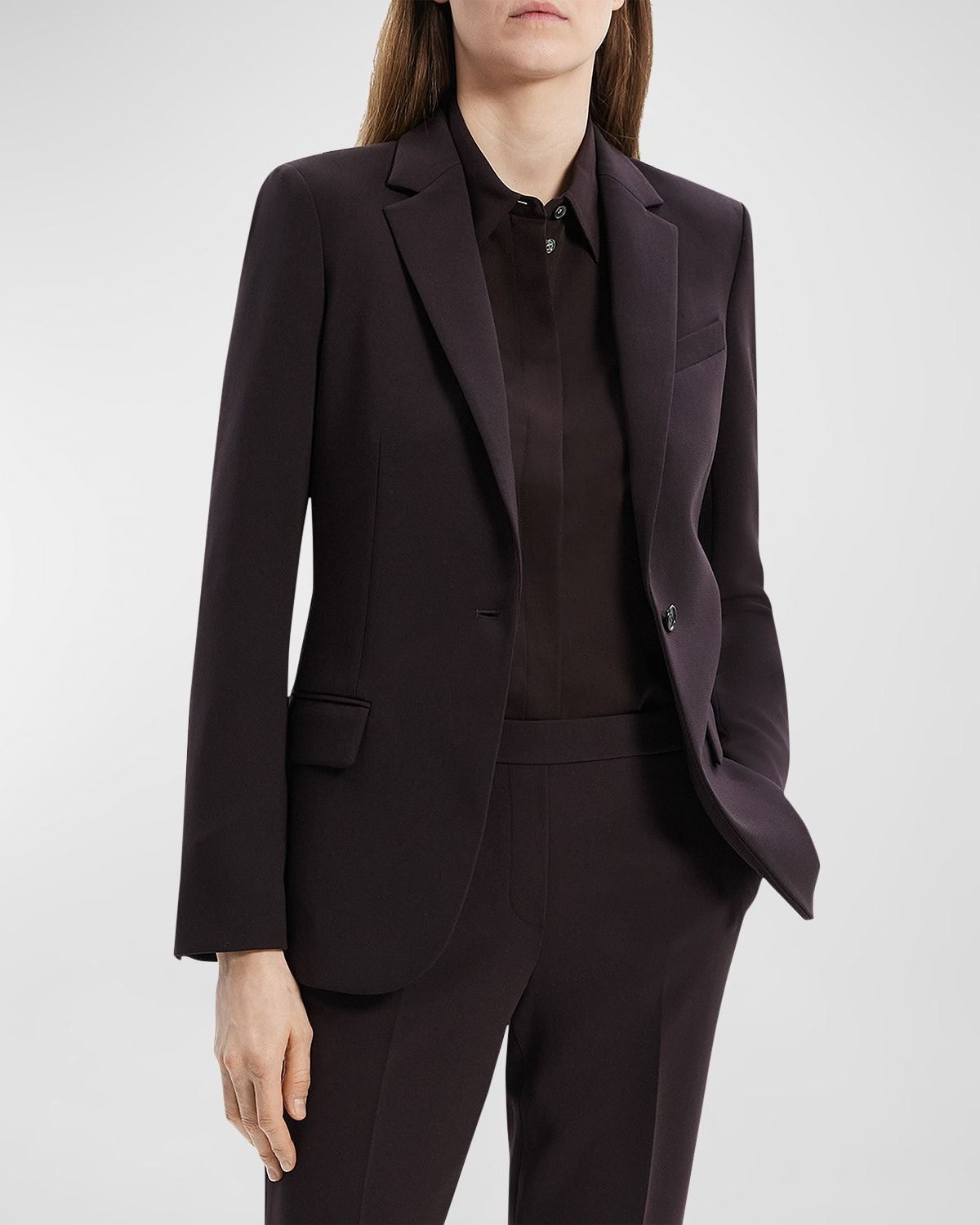 Theory - Staple Blazer - Hickory