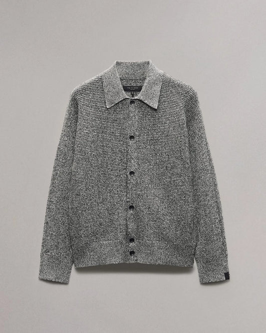 Rag & Bone - Dexter Marled Cardigan - Black Multi