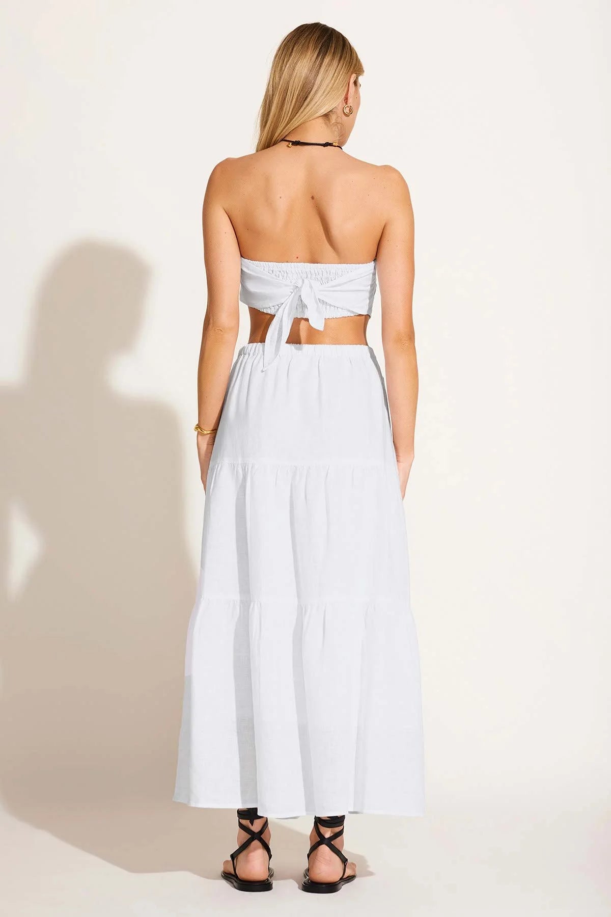 Vitamin A Swim - Joni Scarf Top - White