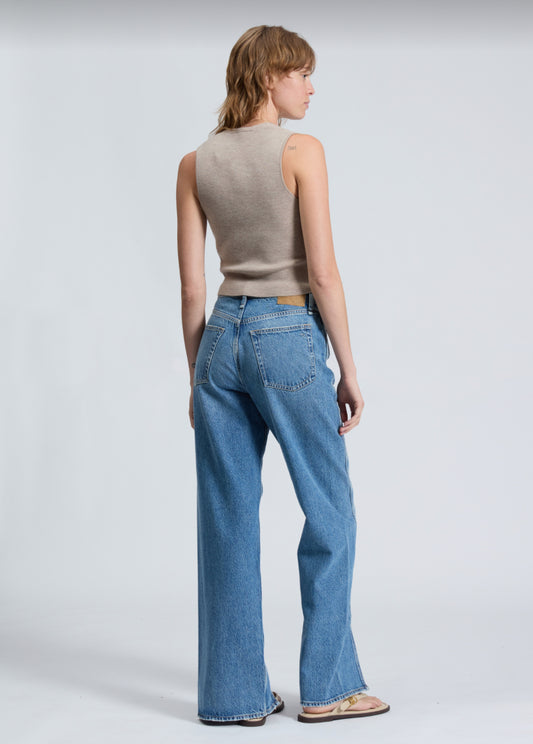 Rag & Bone - Shea High-Rise Relaxed Straight Slit - Astoria