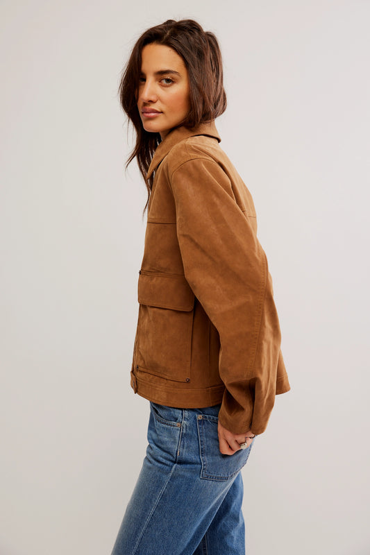 Free People - Blair Vegan Suede Jacket