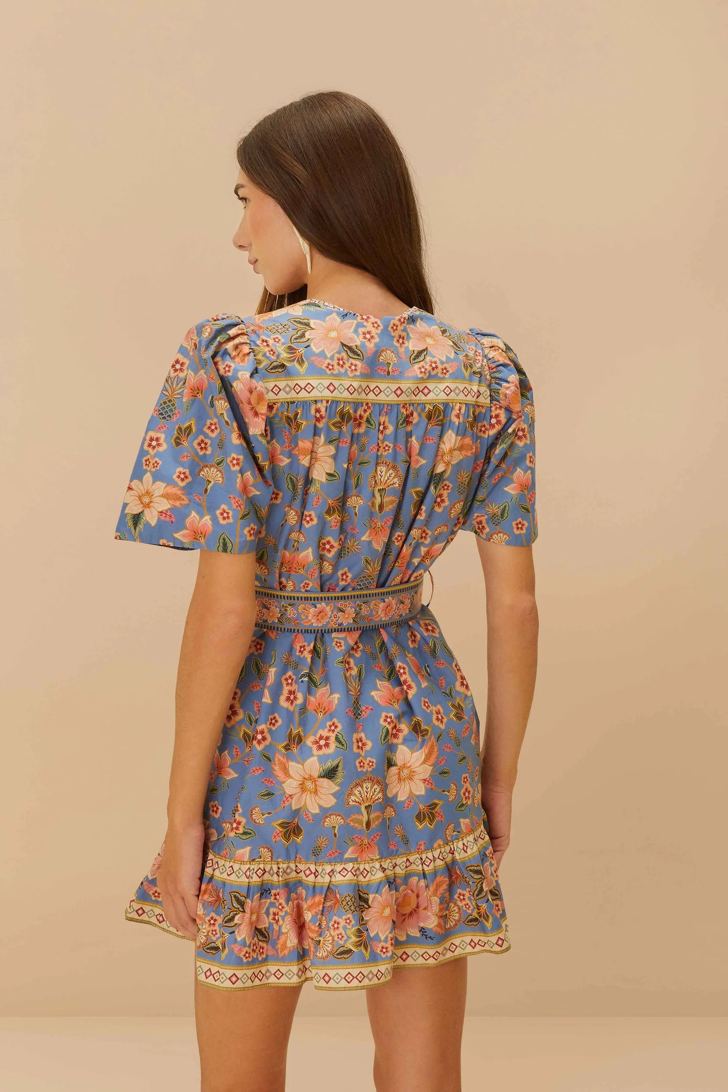 FARM Rio - Superbloom Tapestry Mini Dress