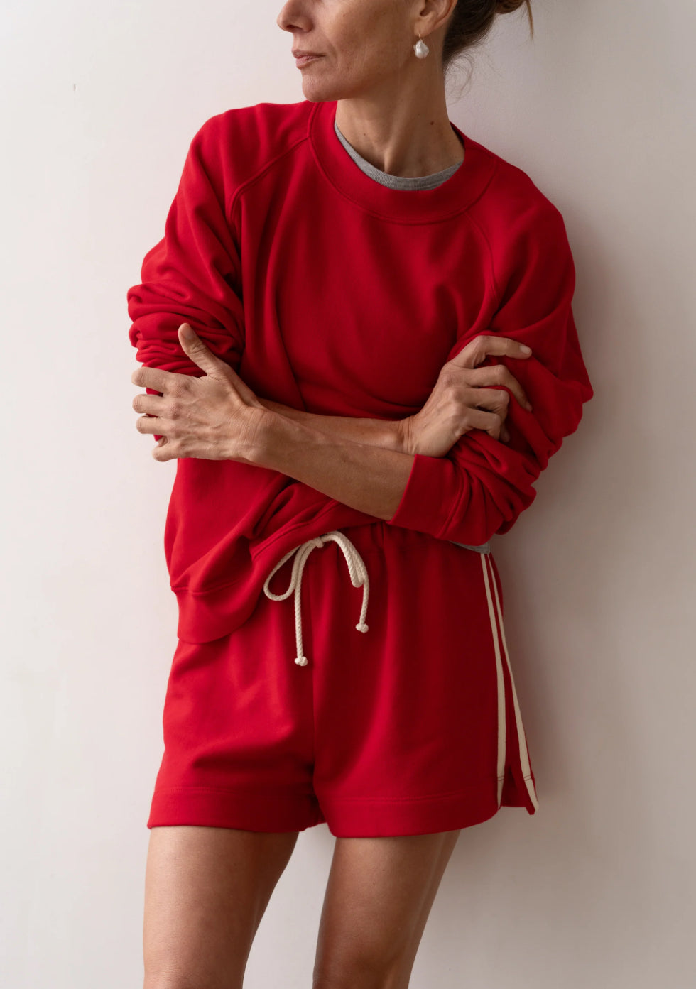Donni - Eco-Terry Crewneck - Bell Pepper