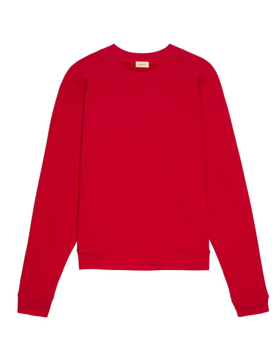Donni - Eco-Terry Crewneck - Bell Pepper
