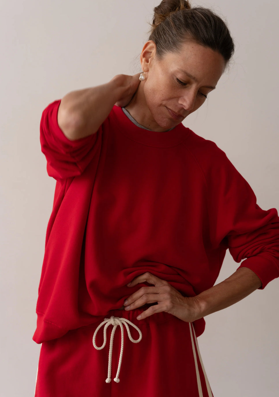 Donni - Eco-Terry Crewneck - Bell Pepper