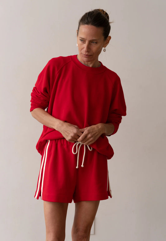 Donni - Eco-Terry Crewneck - Bell Pepper