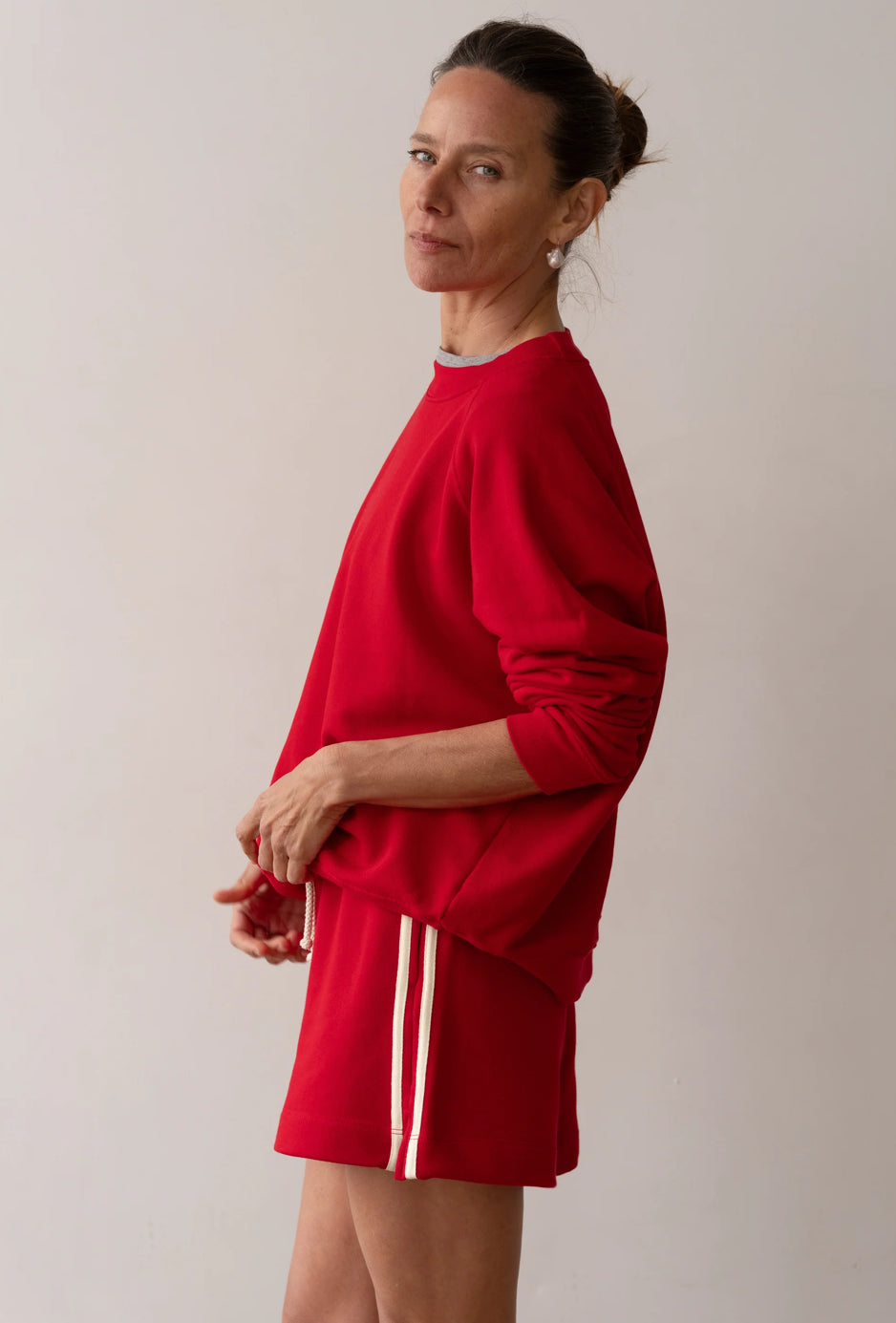Donni - Eco-Terry Crewneck - Bell Pepper