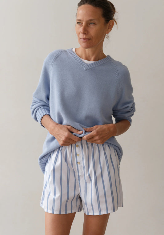 Donni - The Pop Boxer - Cornflower Stripe