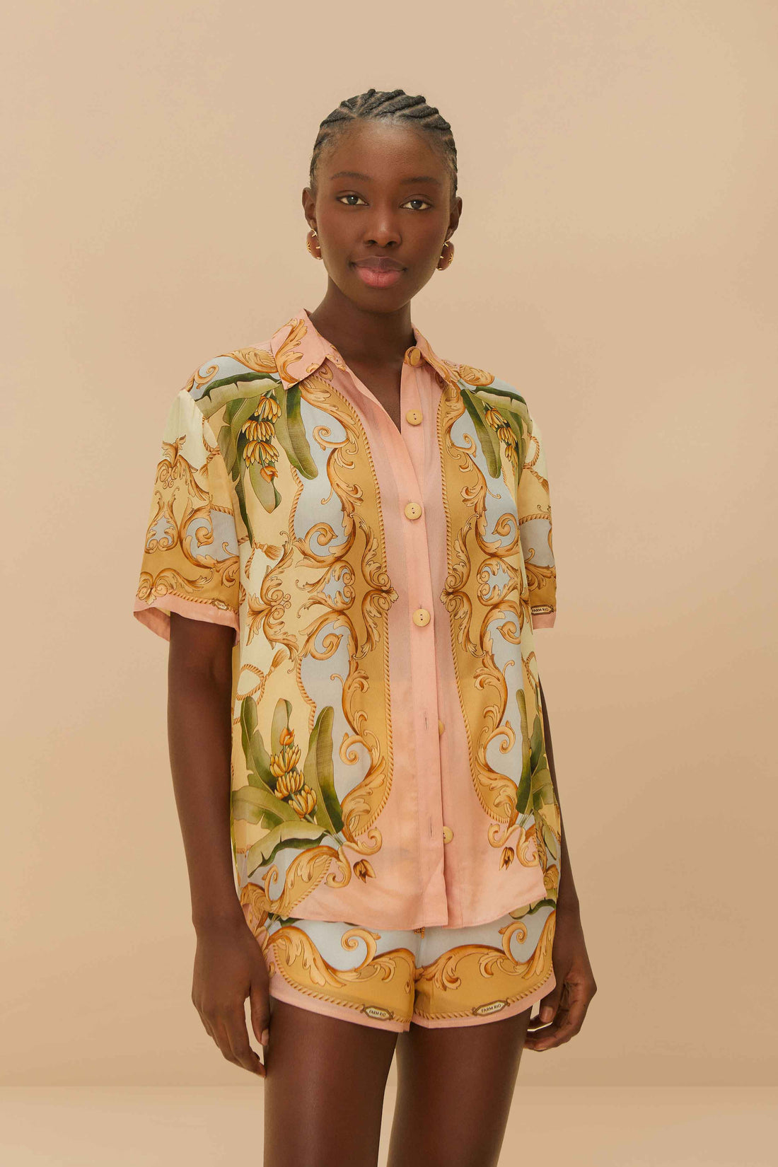 FARM Rio - Banana Royalty Kalendoscope Shirt