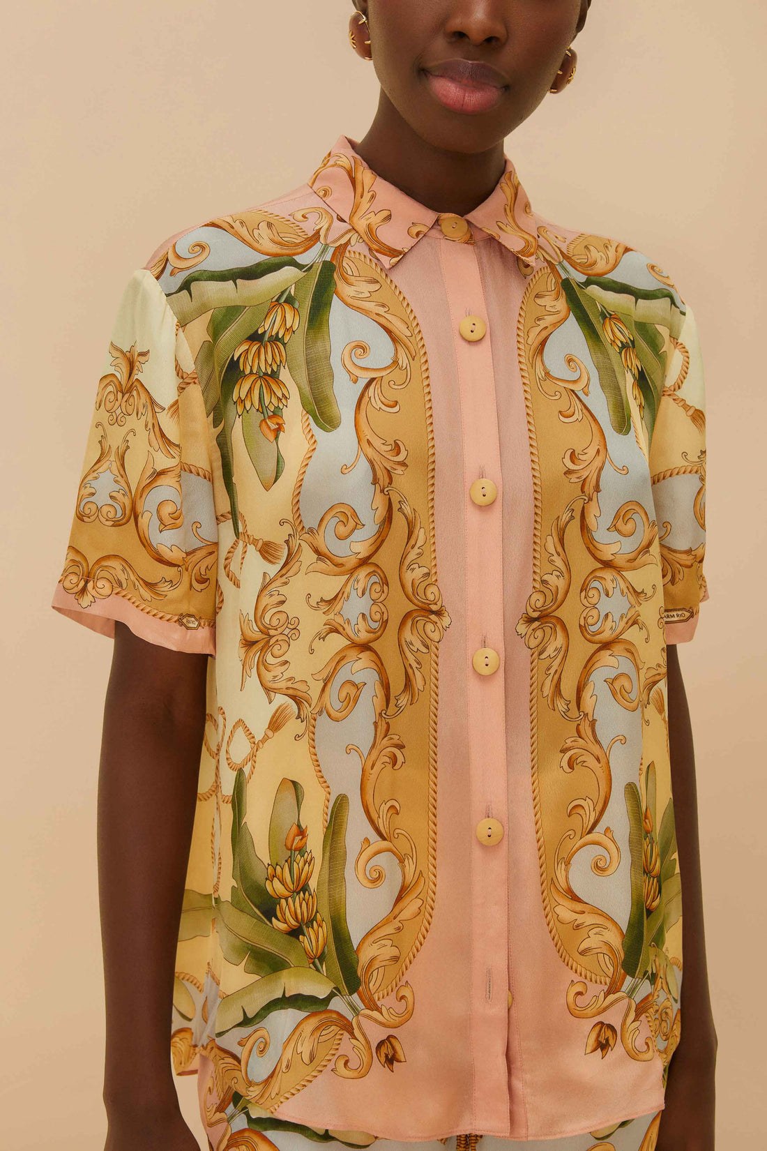 FARM Rio - Banana Royalty Kalendoscope Shirt