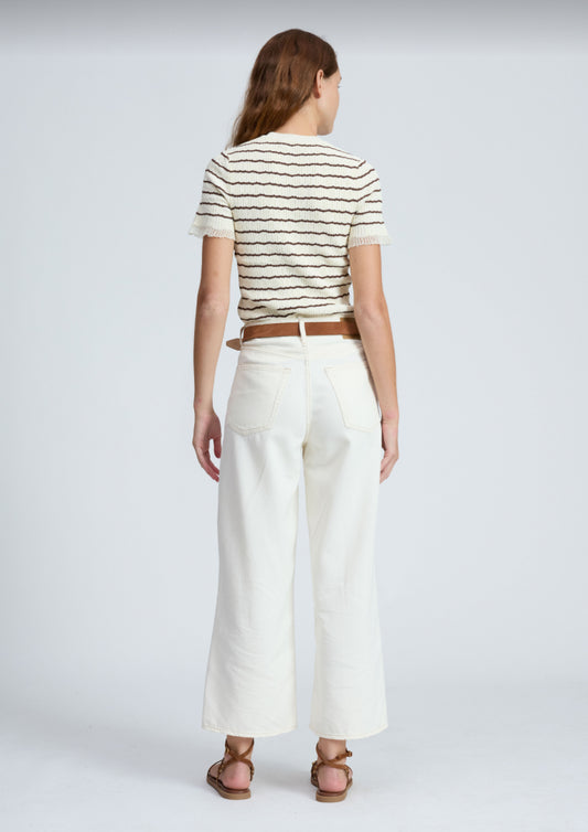 Rag & Bone - Featherweight Andi Wide Leg - Ecru