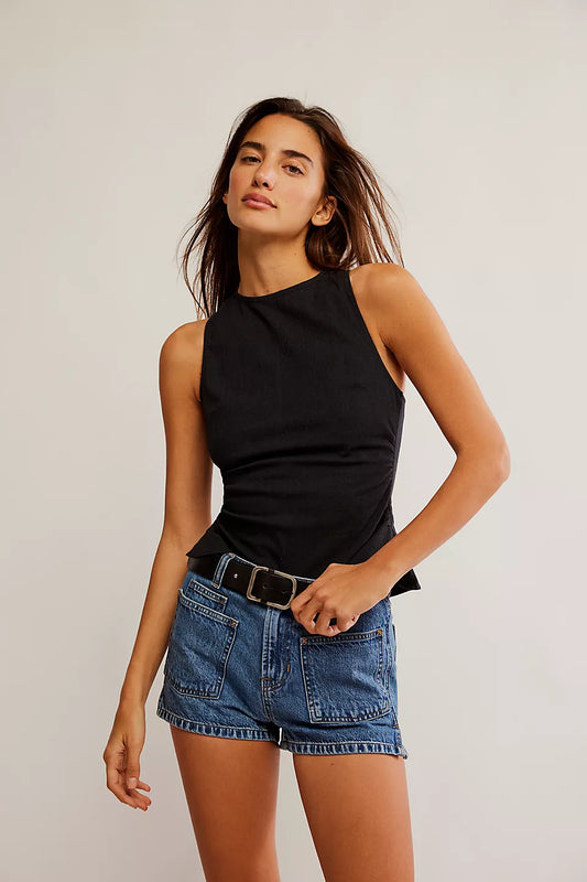 Free People Kaylor Backless Top - Black