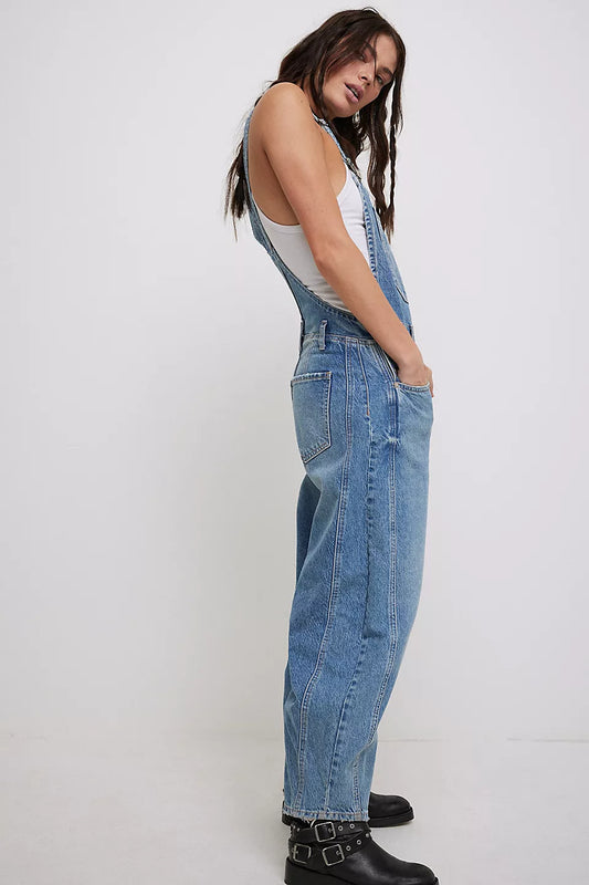 Free People - Good Luck Overall - Ultra Light Beam