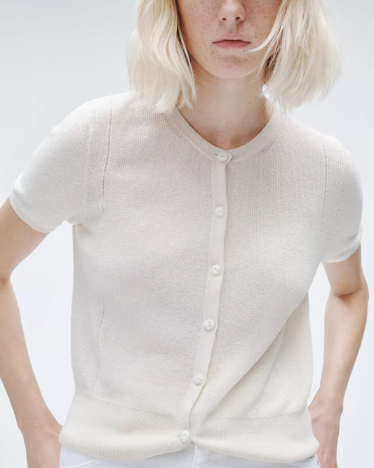 Rag & Bone - Dina Cotton Cardigan - Ivory