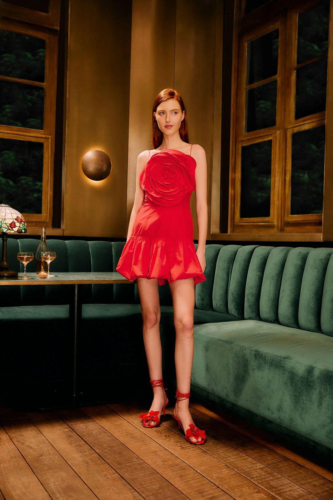 FARM Rio - Red Balloon Mini Dress