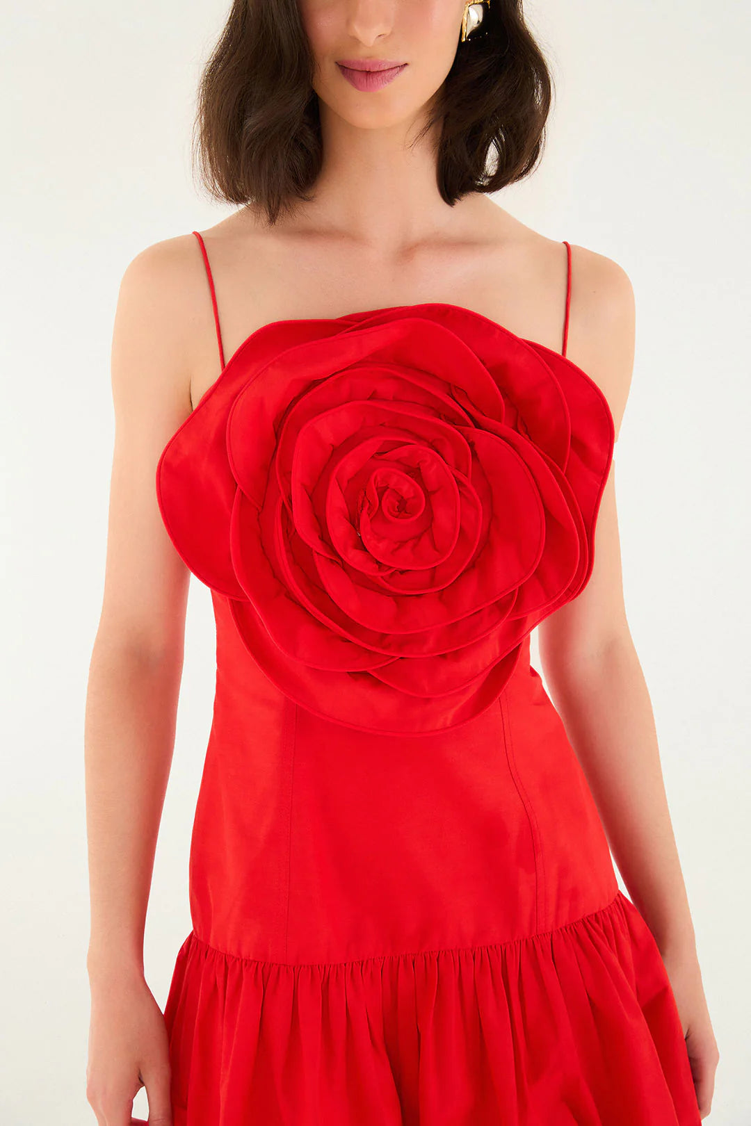 FARM Rio - Red Balloon Mini Dress