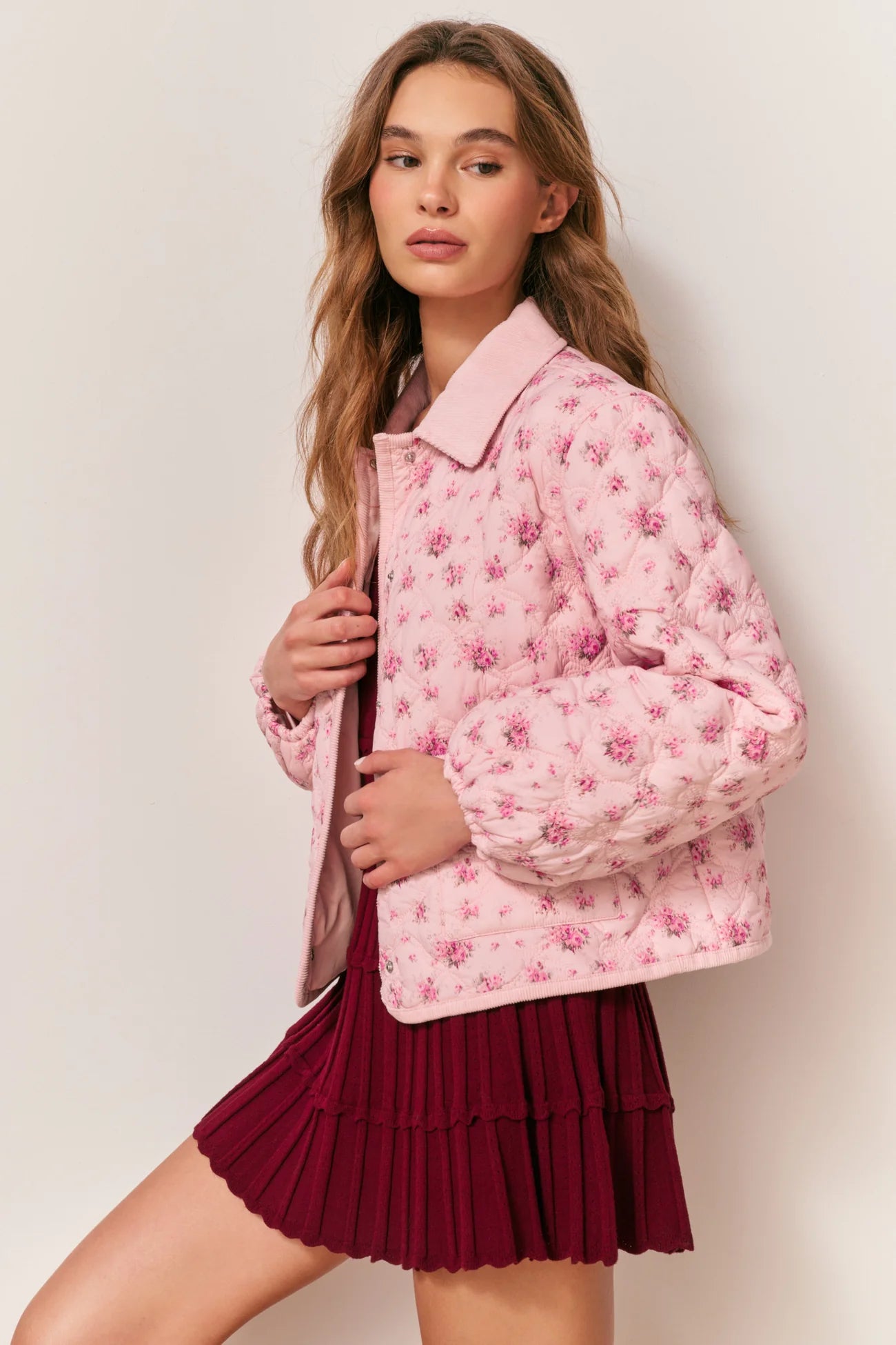LOVESHACKFANCY - Quinlette Quilted Jacket - Floral