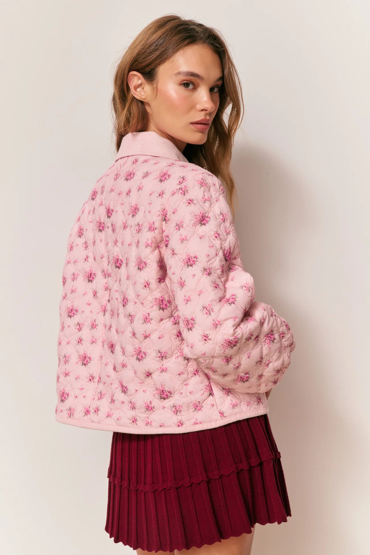 LOVESHACKFANCY - Quinlette Quilted Jacket - Floral