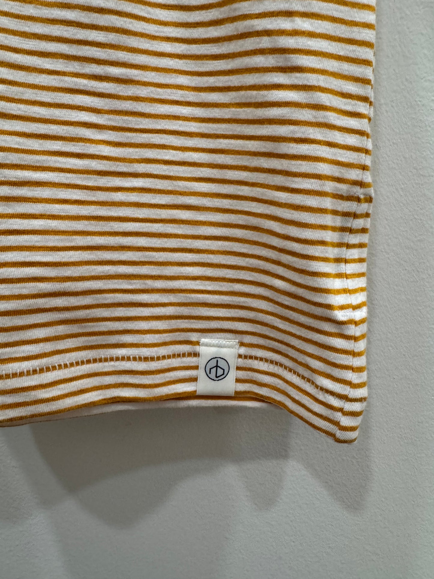 Rag & Bone - Slub Stripe Tee - Yellow Multi
