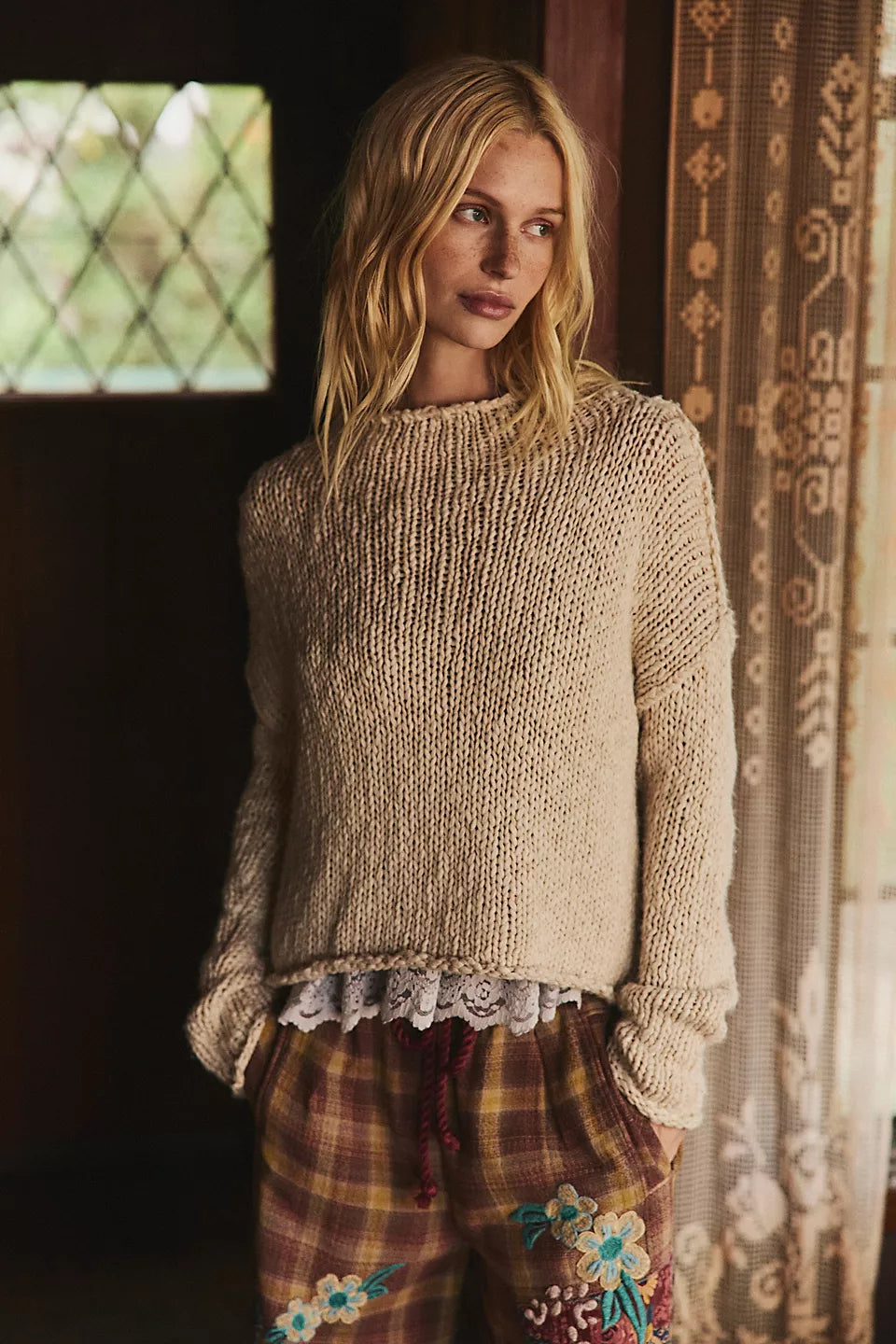 Free People - Opal Sweater - Tea