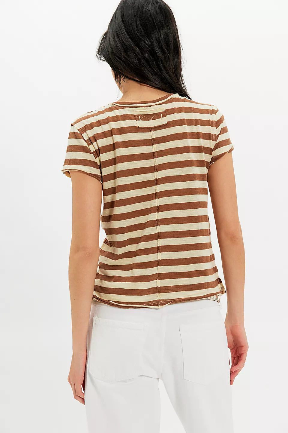 Free People - Nora Tee - Mocha Combo