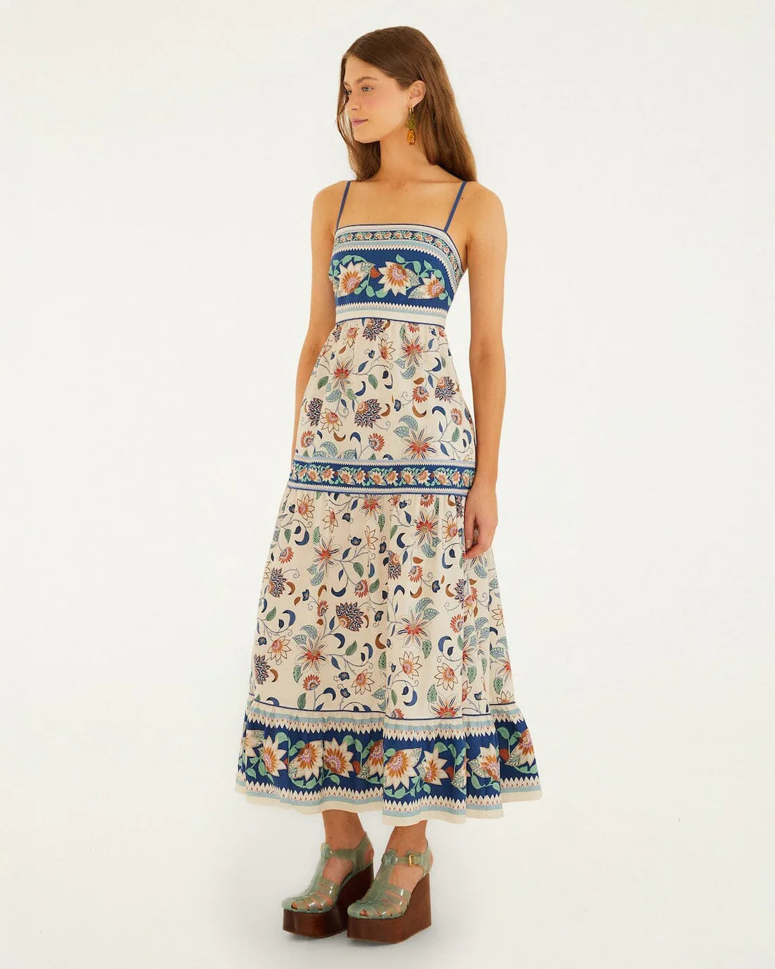 FARM Rio - Floral Delhi Tapestry Midi Dress