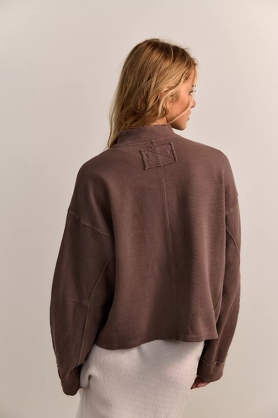 Free People - Celeste Quarterzip - Mochachinno