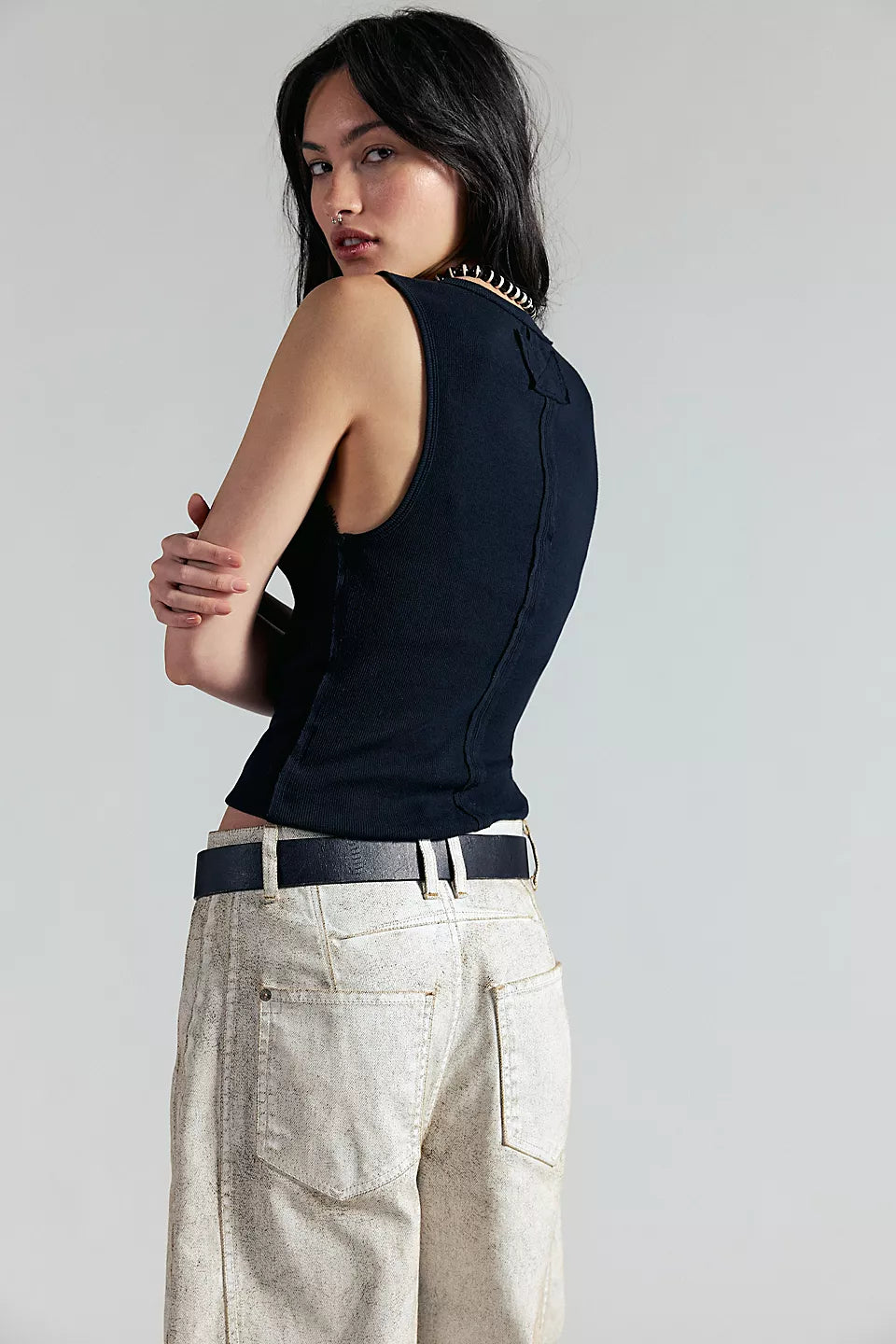 Free People - Jamie Henley Tank - Black