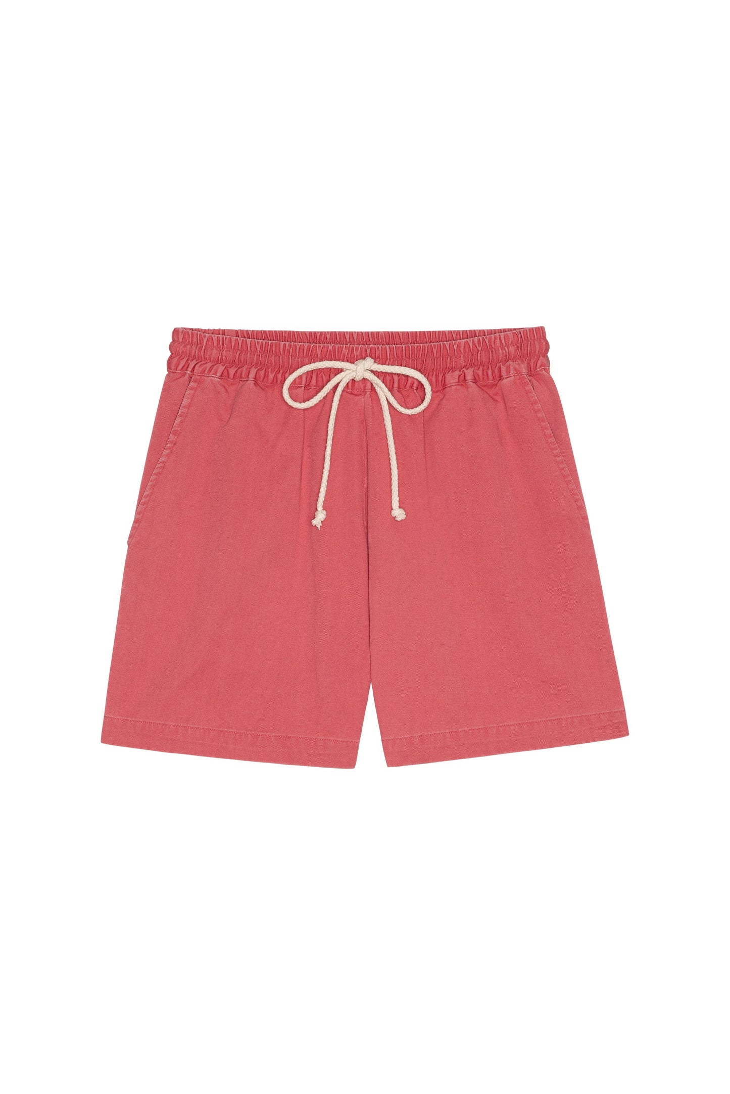 Donni - Chino Drawstring Short - Raspberry