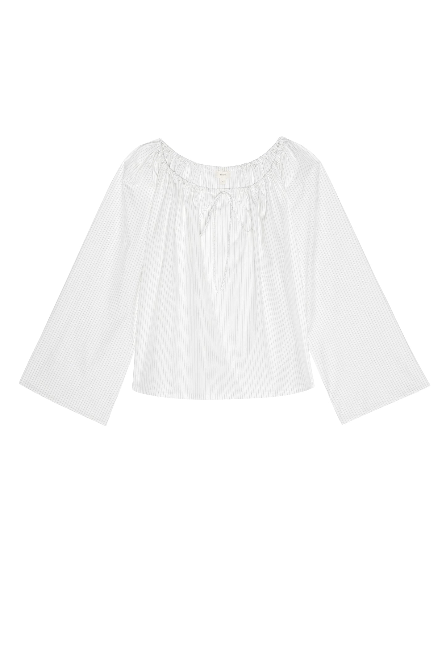 Donni - Pop Pinstripe Tie Top
