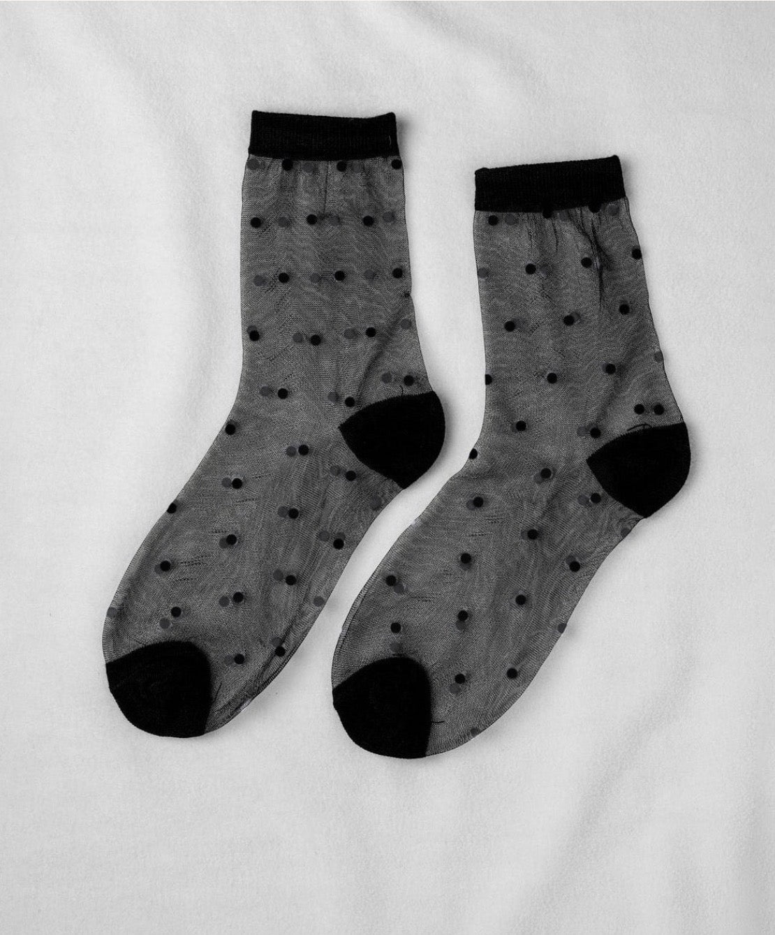 Unified - Sheer Dot Socks - Noir