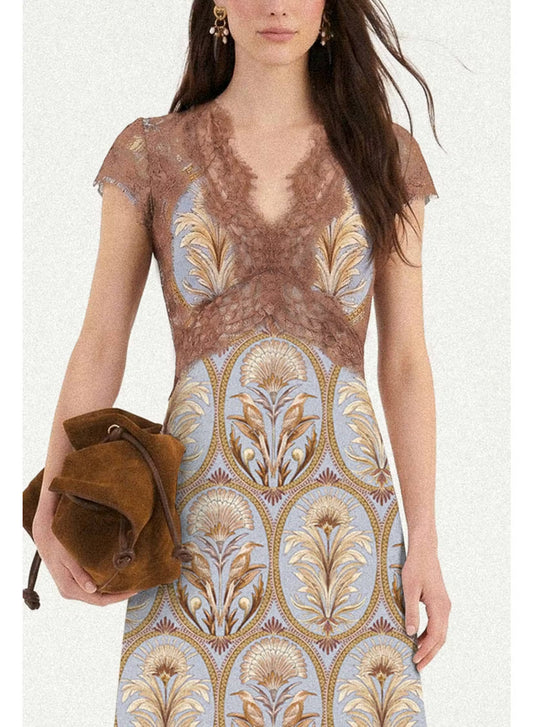 FARM Rio - Blooming Garden Midi Dress