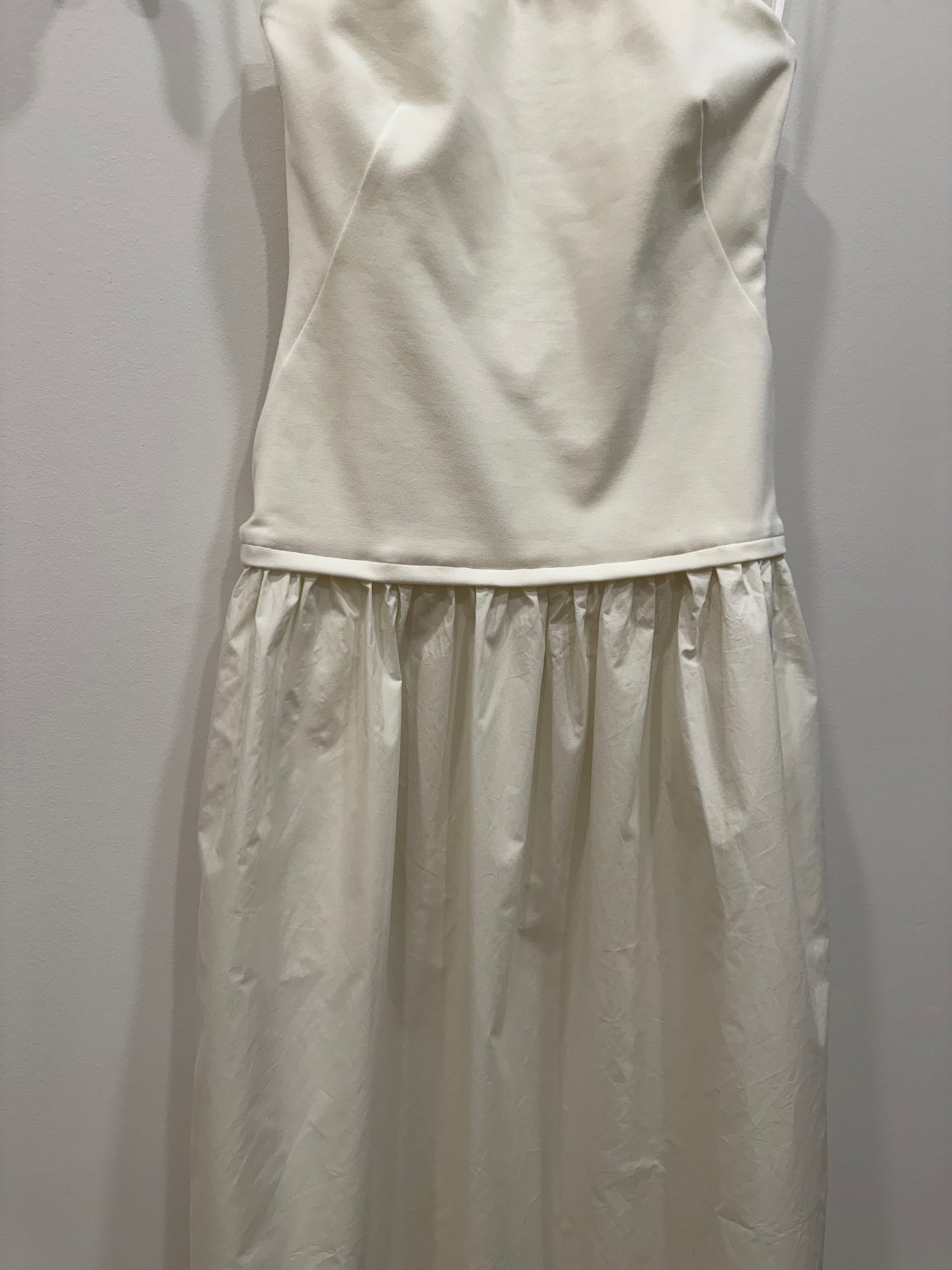 Rag & Bone - Irina Mixed Media Strapless Dress
