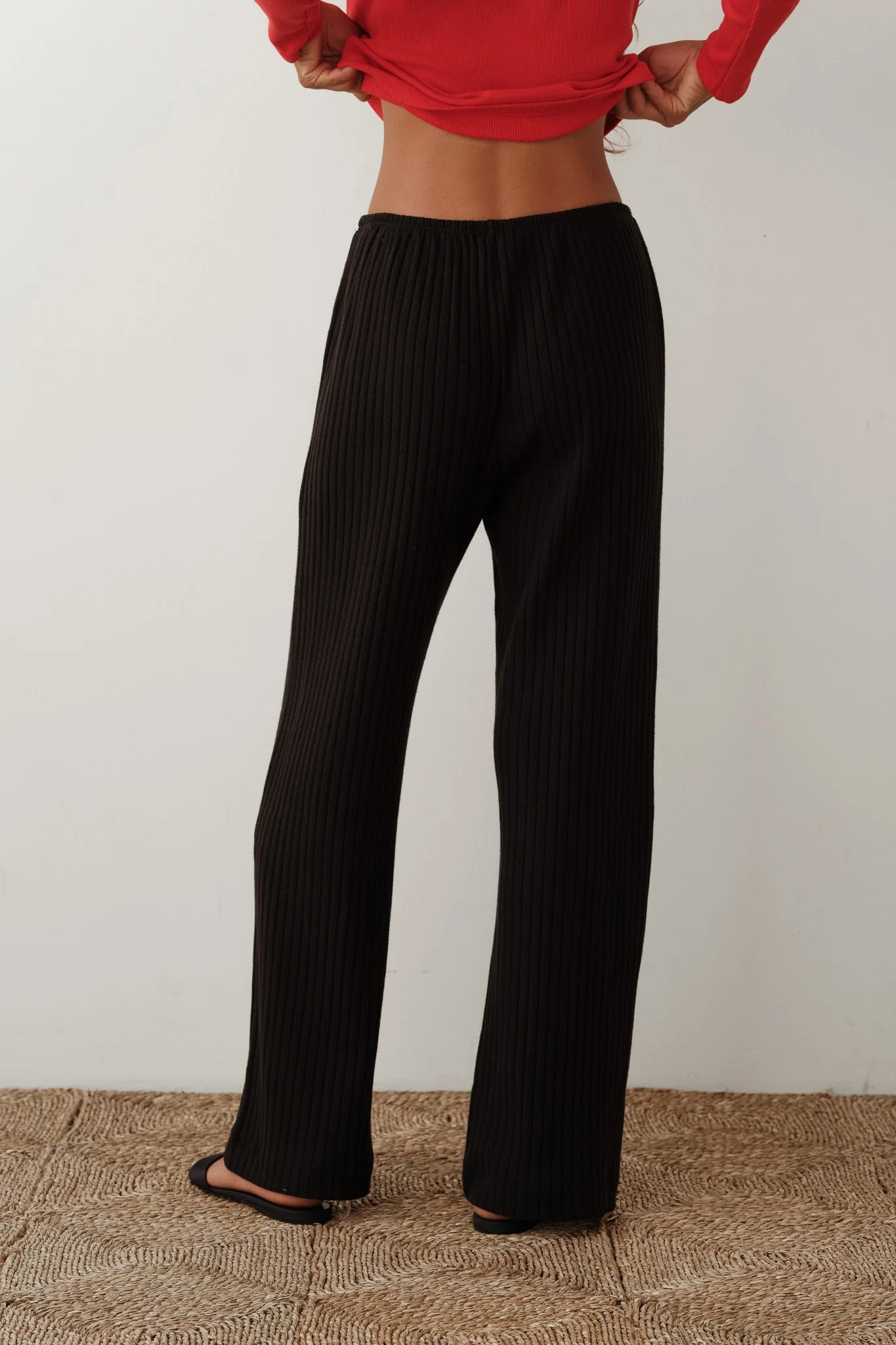 Donni - The Sweater Rib Simple Pant