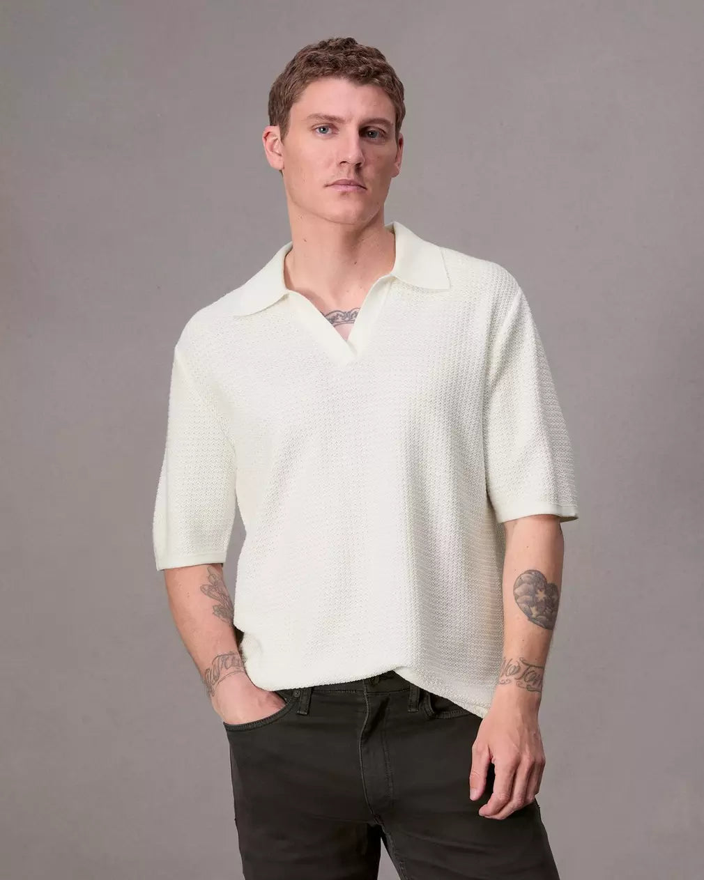 Rag & Bone - Hayes Johnny Collar Polo