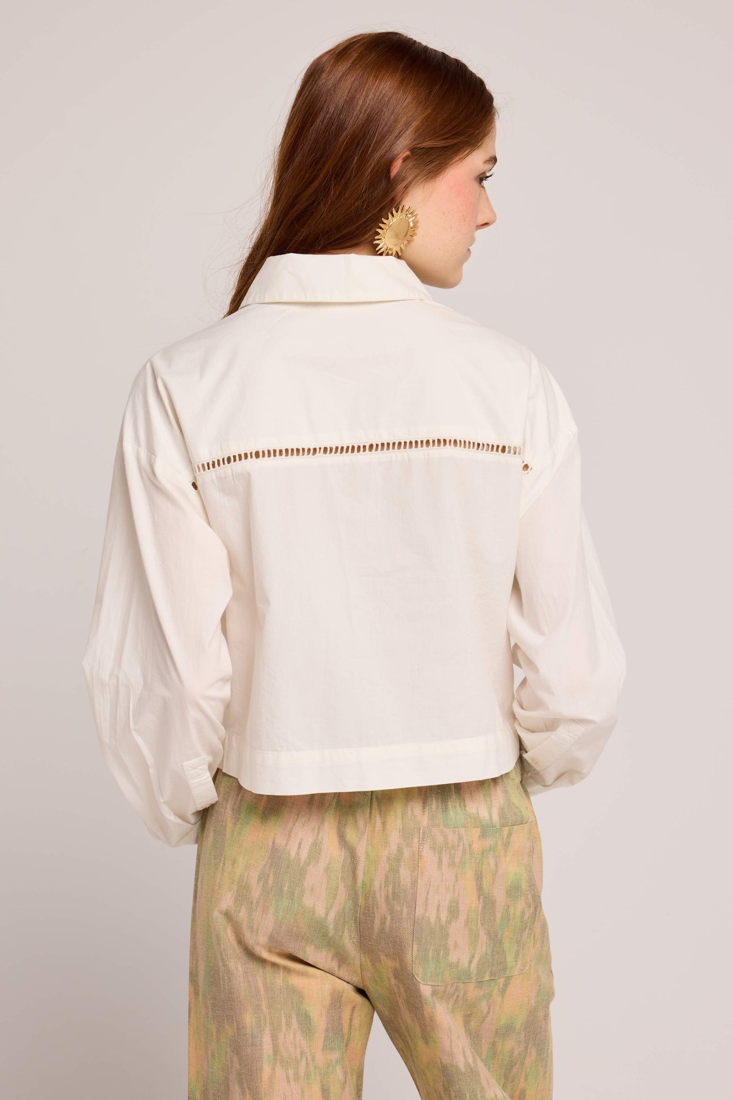 Louizon - Birdie Embroidered Top