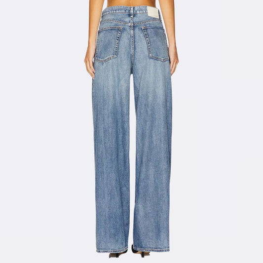 Rag & Bone - Featherweight Sofie High-Rise Full Length Wide in Beverly
