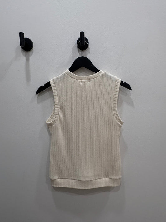 Donni - Sweater Rib Shell - Cream