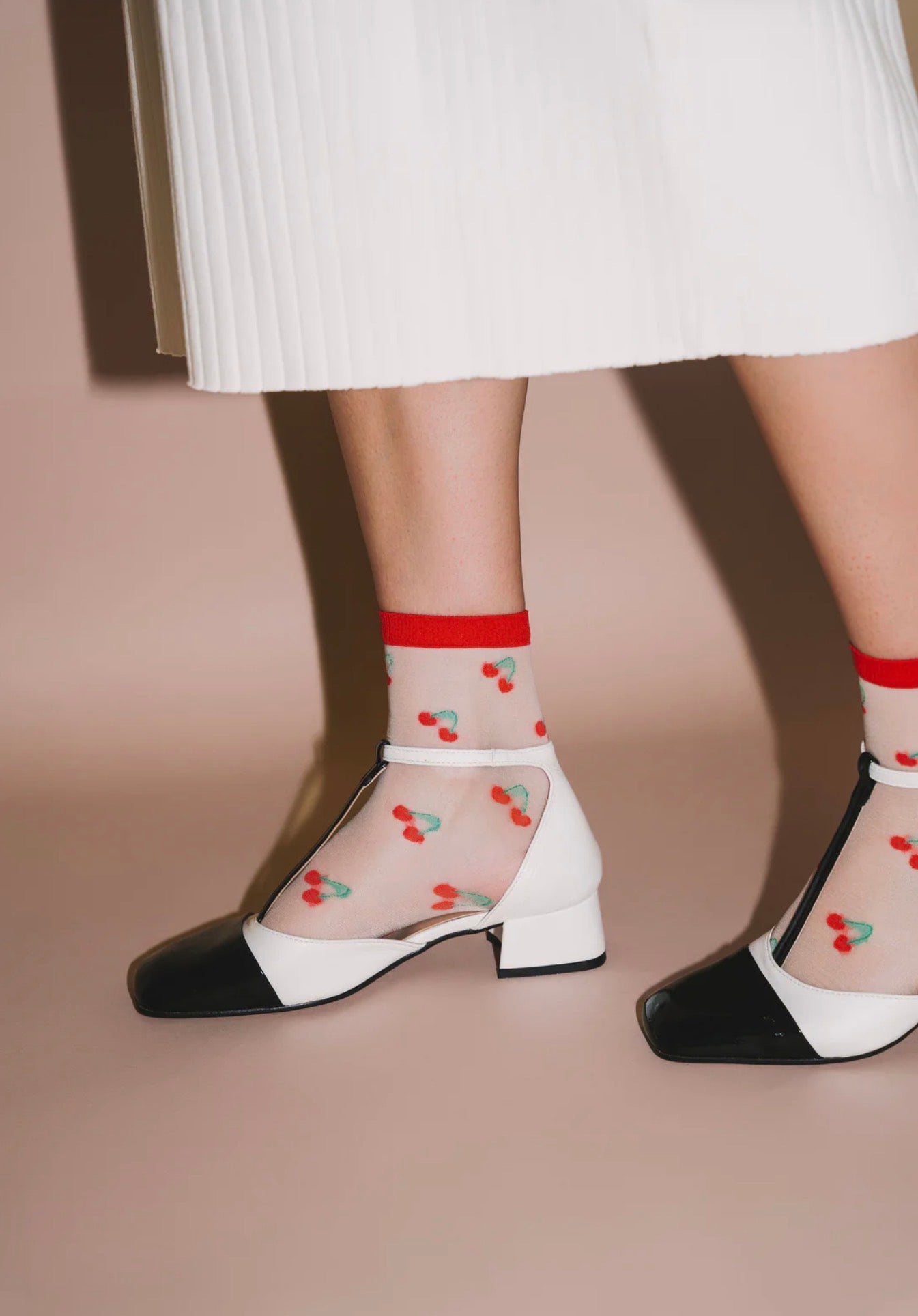 Unified - Sheer Fruit Socks - Cherry