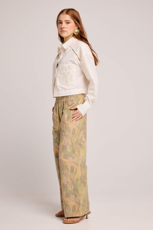 Louizon - Birdie Embroidered Top