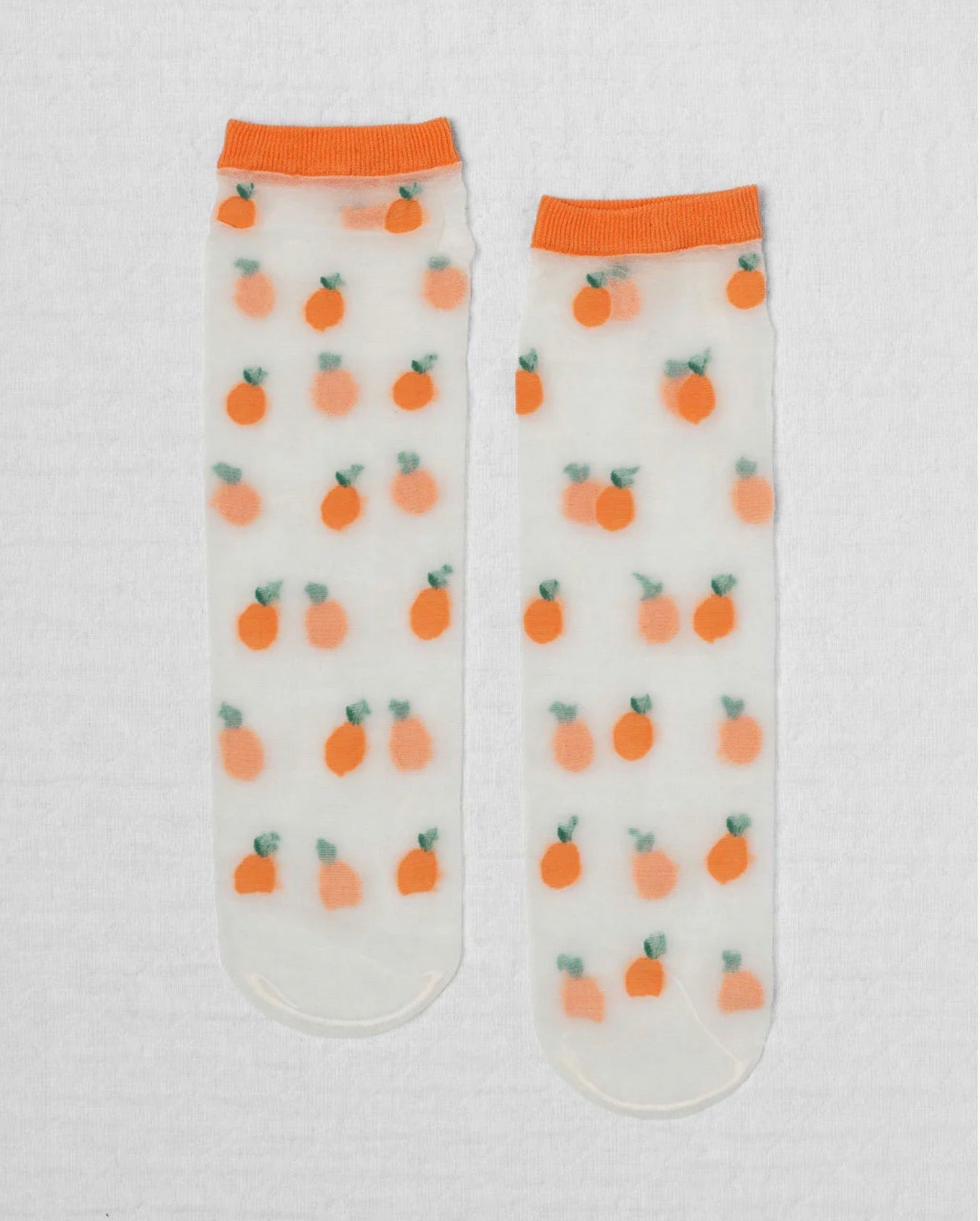 Unified - Sheer Fruit Socks - Clementine