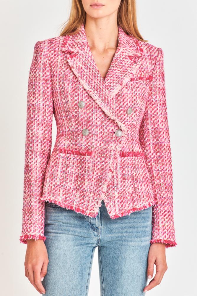 LOVESHACKFANCY - Duvel Tweed Blazer Jacket – KB Style