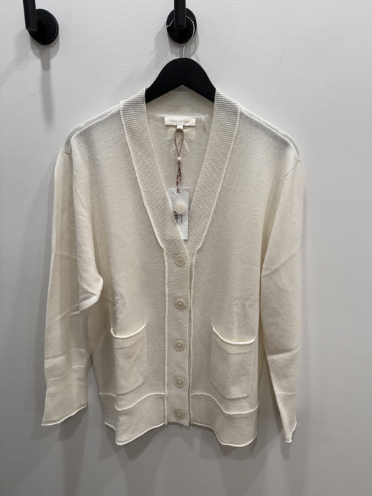 LOVESHACKFANCY - Applene Cardigan - Shell White