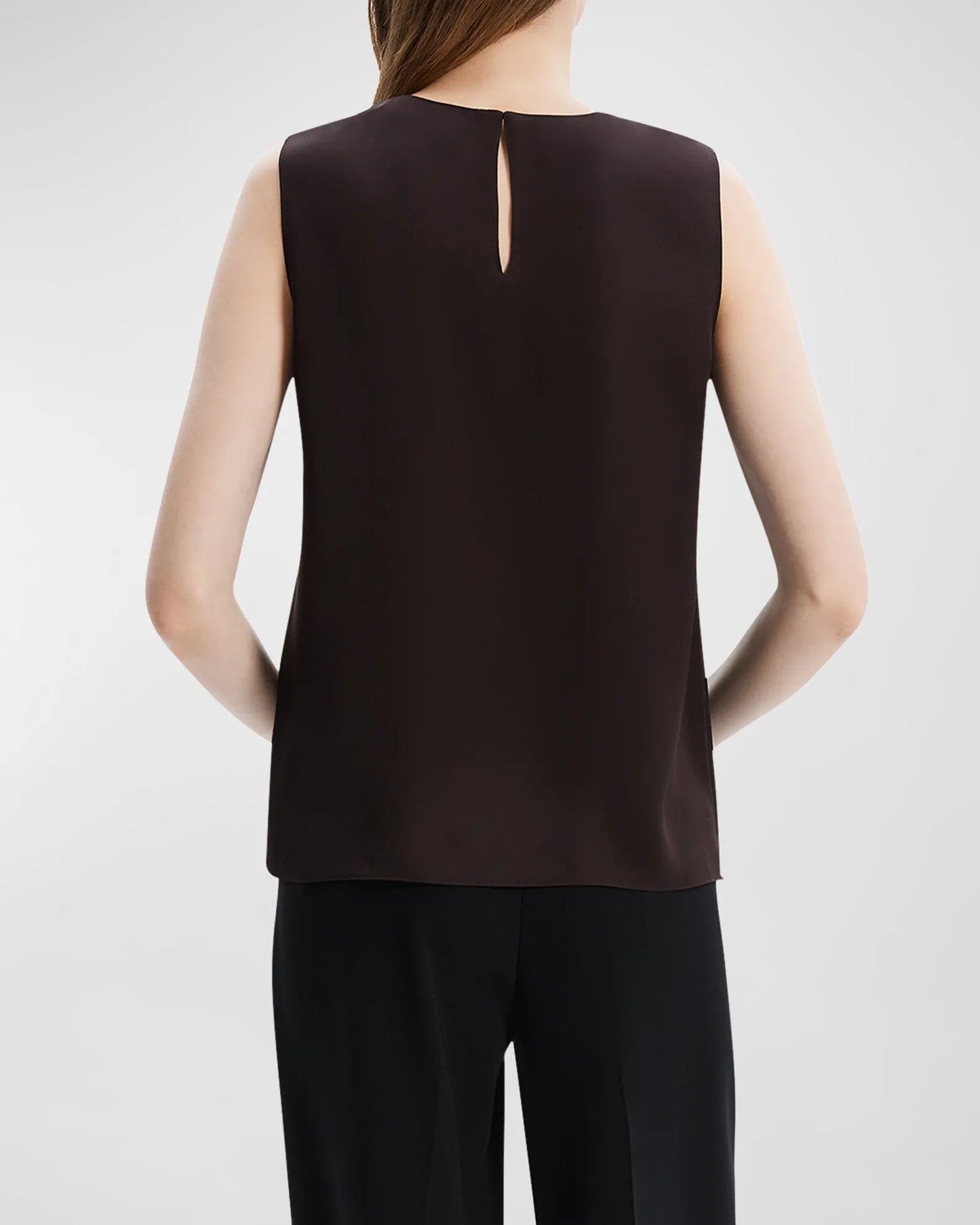 Theory - Silk Straight Shell Top - Hickory