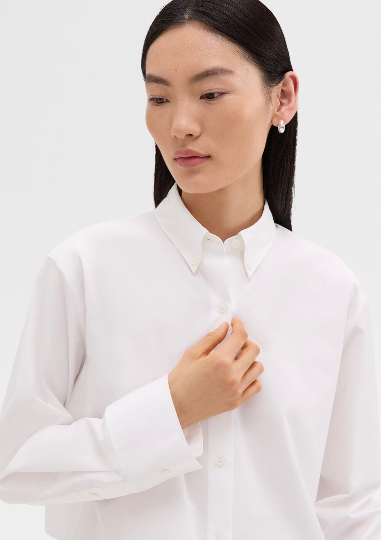 Theory - Cropped Boxy Shirt