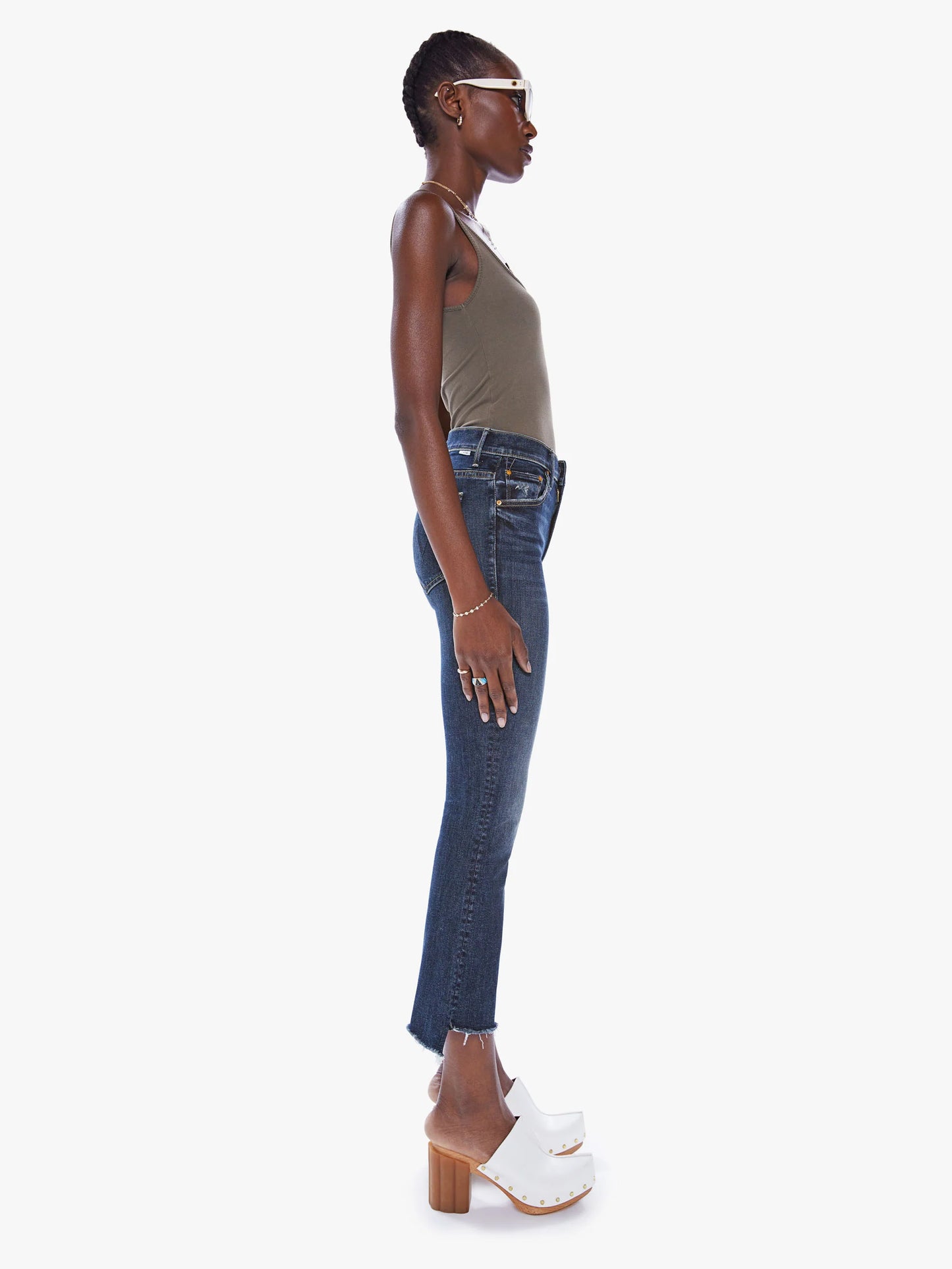 Mother Denim - The Insider Crop Step Fray - Teaming Up