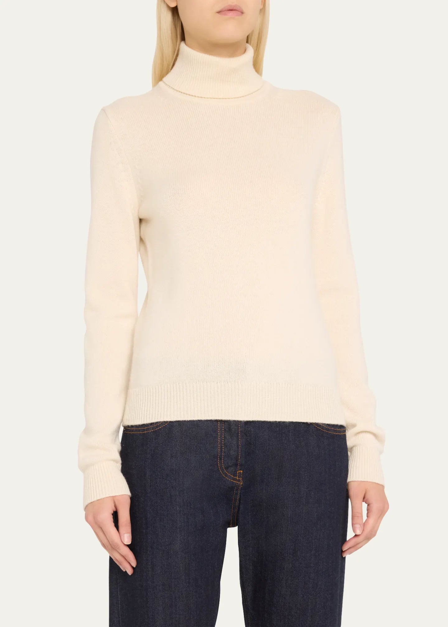 Theory - Cashmere Fold Over Turtleneck