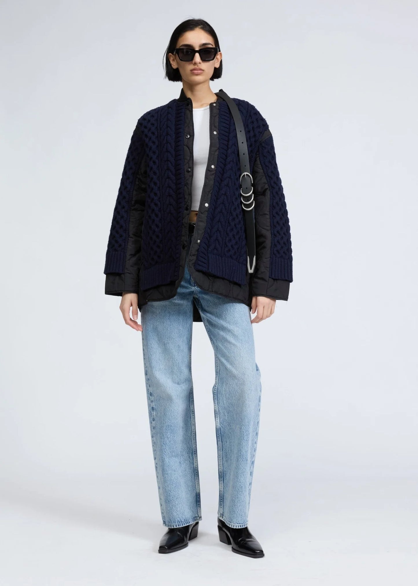 Rag & Bone - Winnie Mixed Media Jacket